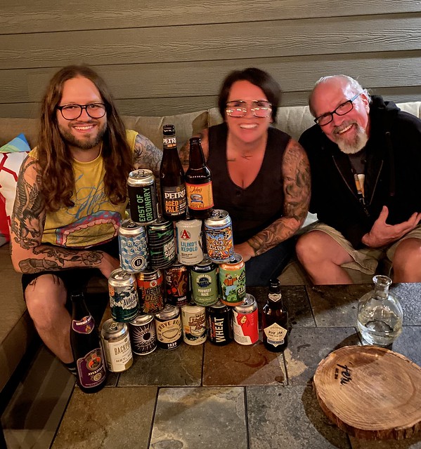 This weekend was supposed to be the craft brew fest... we made our own.