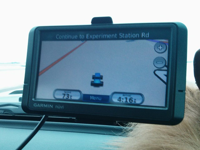 Offroading to experiment station road