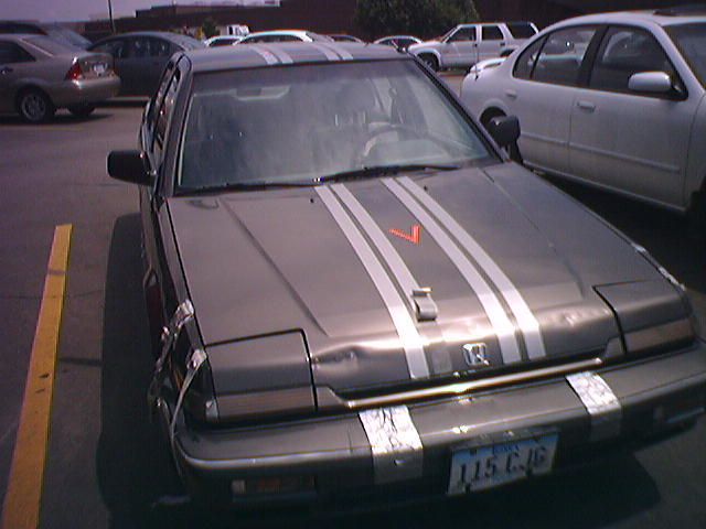 Duct Tape stripes at Valley West Mall