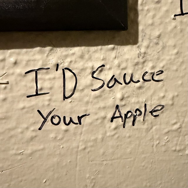 I’d sauce your apple