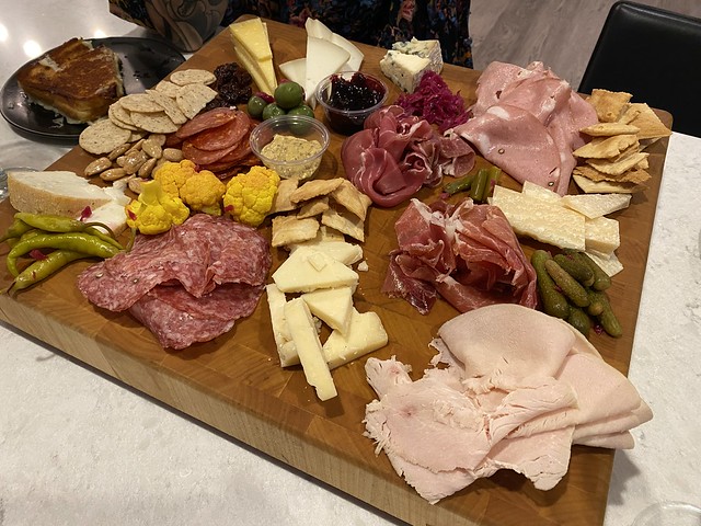 Look at this board of food
