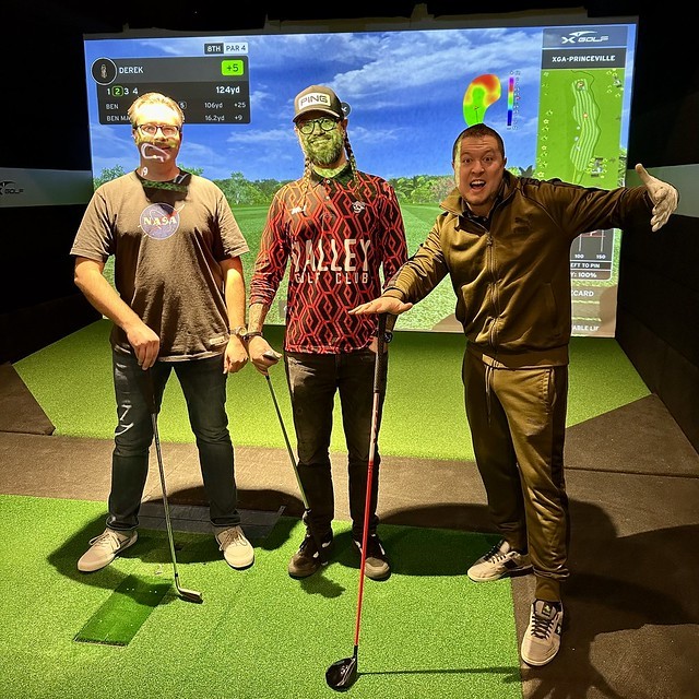 Sim golfin