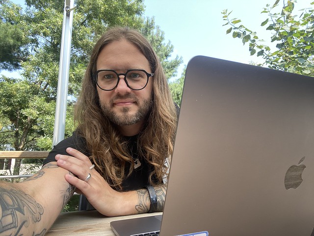 A nice day to take some meetings outside