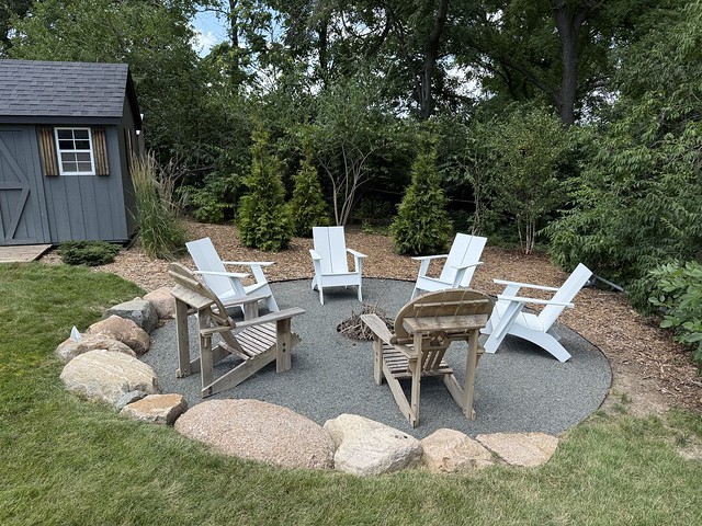 Got some new trees behind the fire pit