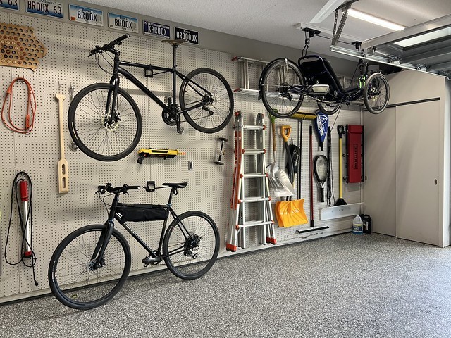 A year later, and I finally got Kari’s new catrike mount hung.