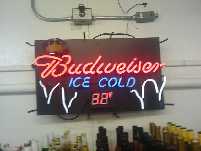 It is not very warm in this beer cooler
