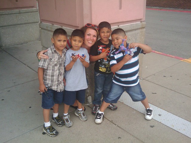 Whoa boy. Transformers was pretty exciting for this crowd.