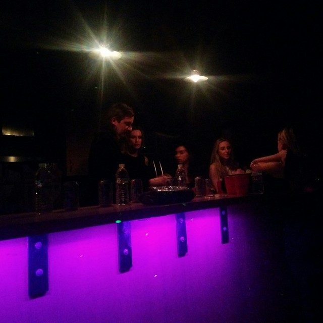 Green lasers. Purple lights. Rad space.