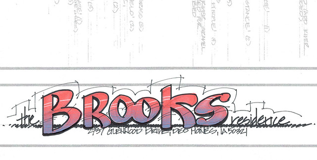 The Brooks residence