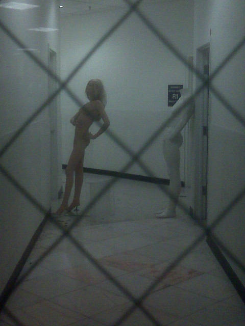 I did a triple take when I walked past this hallway