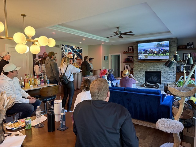 Kentucky Derby stuff at Evan and Erin’s