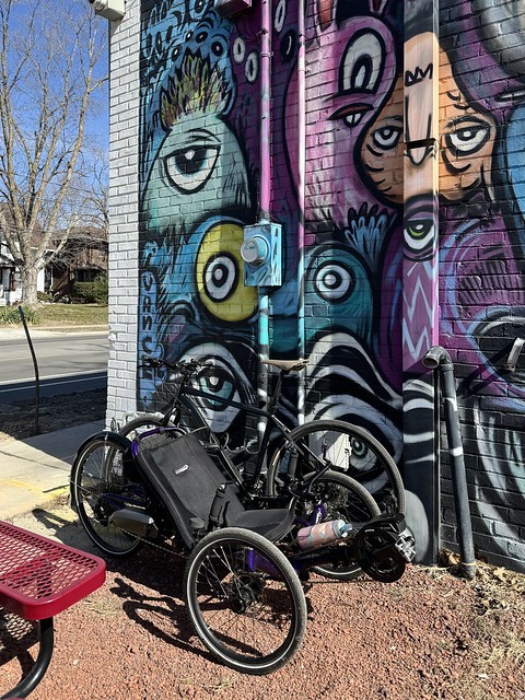 65° in February… let’s ride bikes to the Library.