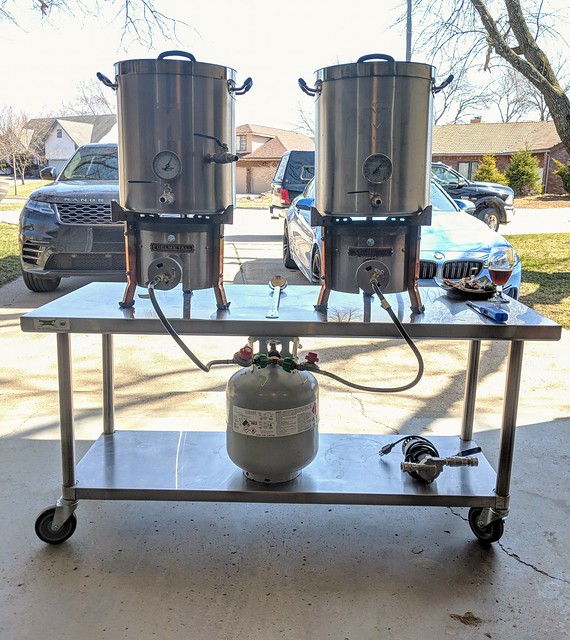 Brew day. New setup.