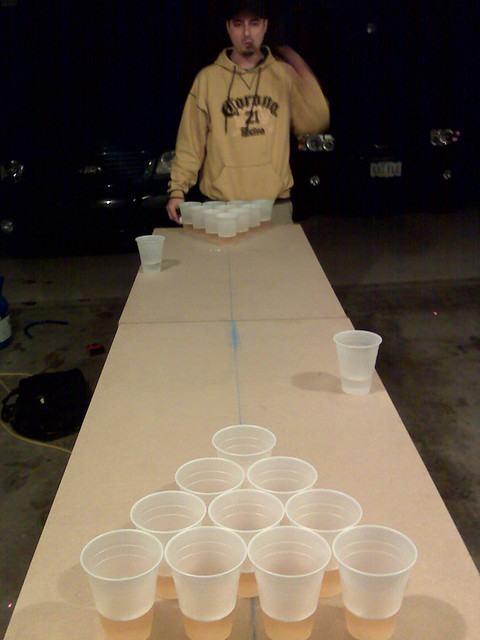 Beer Pong Table - Test Run