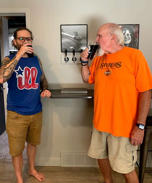 Ahhh, fresh tapped homebrew