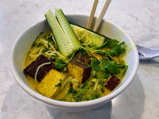 This was one of the tastiest tofu soup dishes that I've ever had