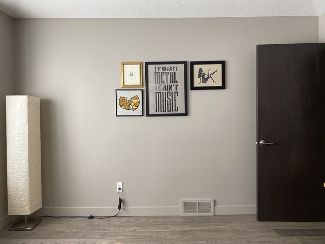 Bout to put some bookshelves on this wall