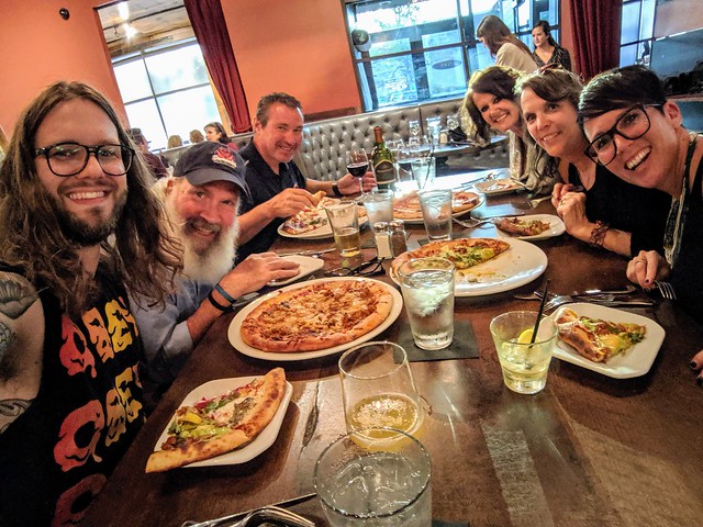 A little pre-concert pizza