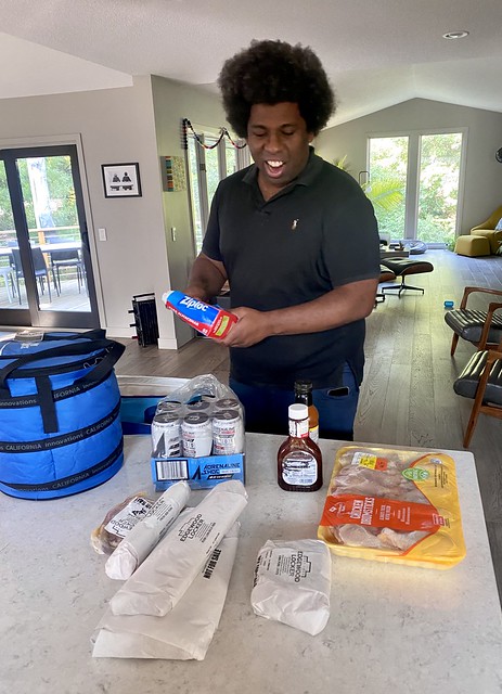 Zay just showed up with a sous vide machine and a whole bunch of meat