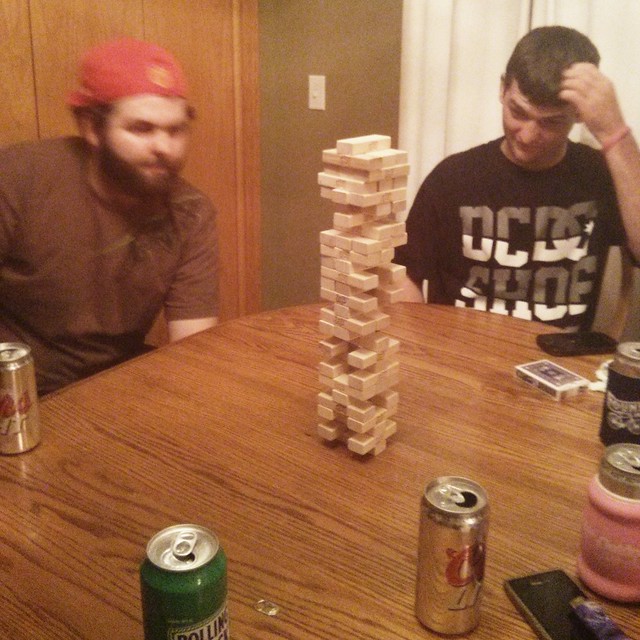 Hangin out at neighbor Mike's