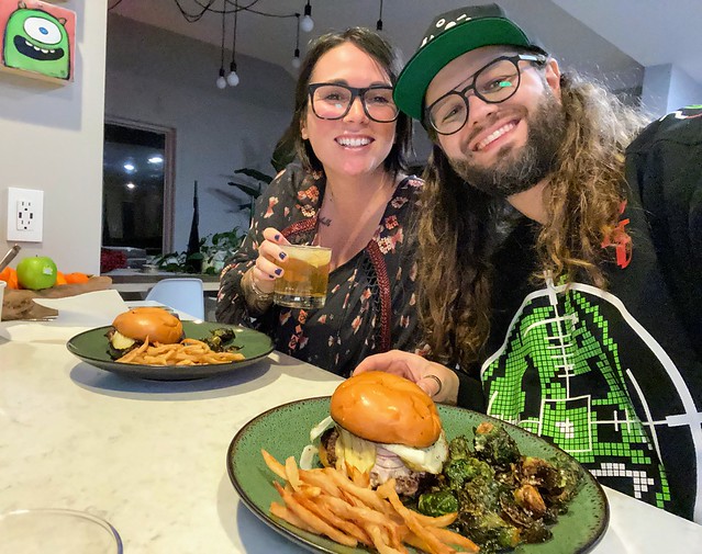 Friday night burgers from django