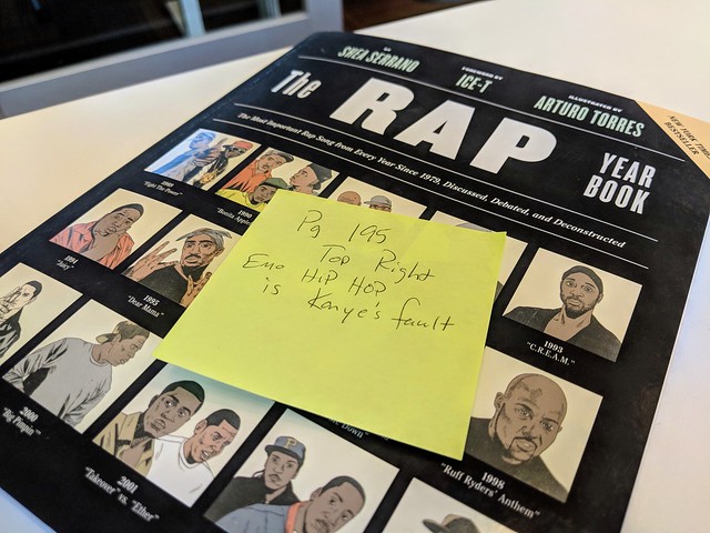 Talked shit about all the emo hip hop out right now and my office mate, Sul came through with the facts.