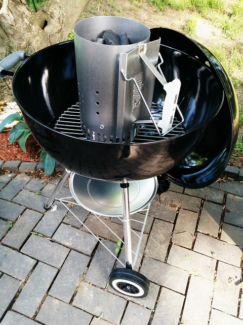 Bout to break in Nick's new weber.