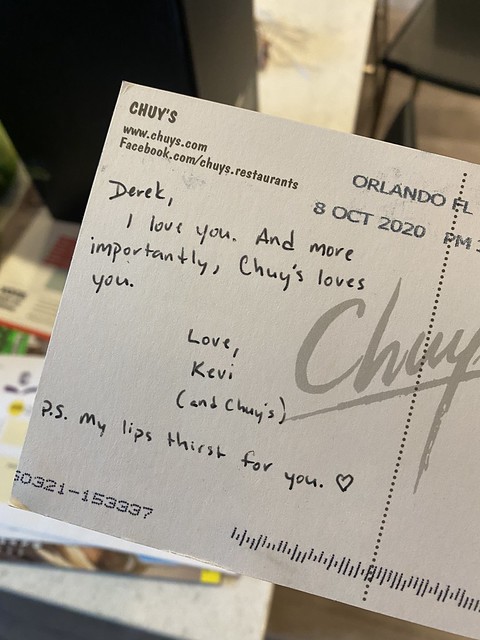 Got a postcard from Kevi...