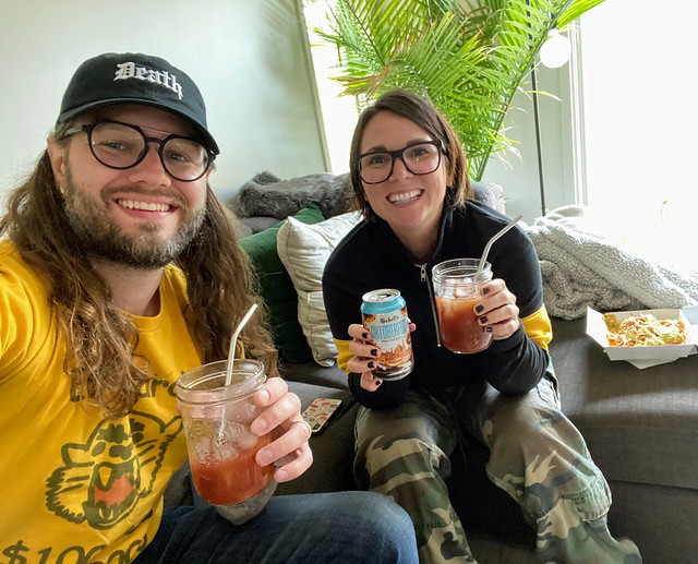 This girl likes watching Iowa football