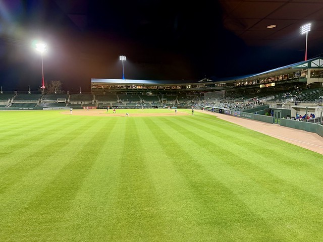 Outfields are long, man