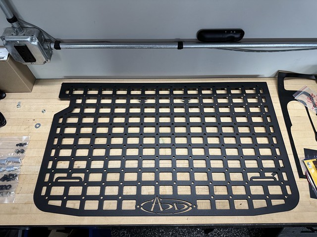 Bout to install this Addictive Desert Designs tailgate molle panel