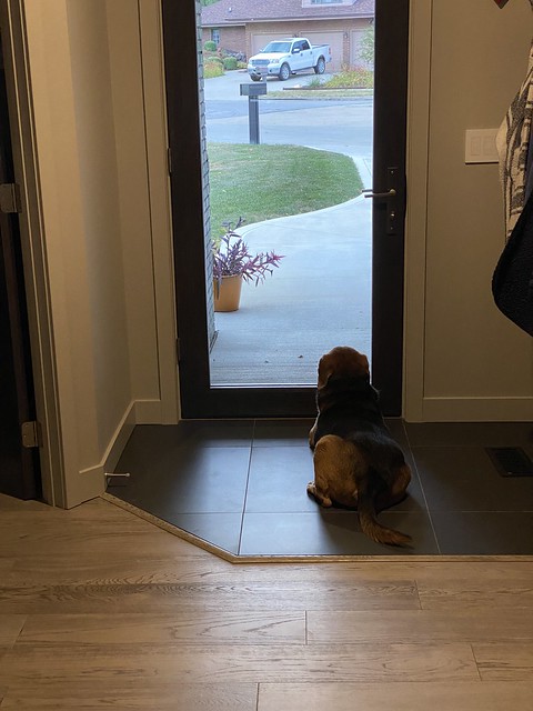 Kari left. Garth is ready for her to get back.