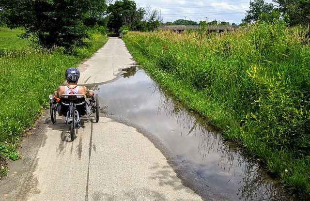 Lots of puddles today