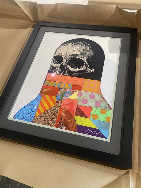 Reeder piece framed by Moberg Gallery