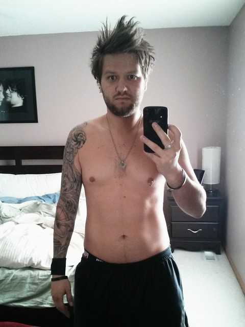 My hair says, good morning.