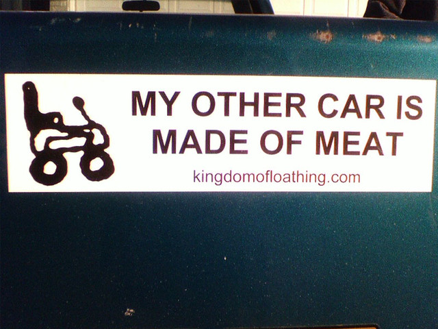 My other car is made of meat