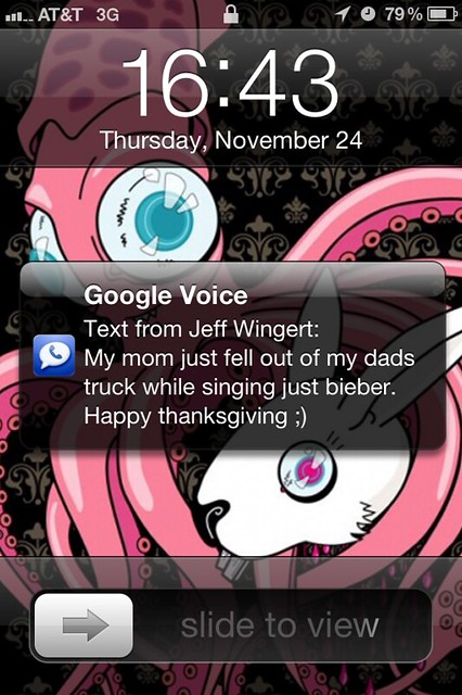 Composed with my thumbs