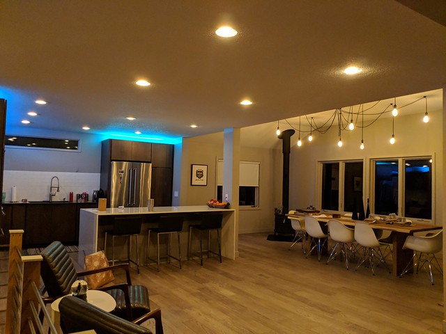 Added some more can lights...