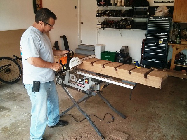 Cuttin up some walnut