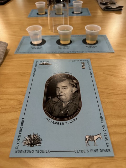 I did not expect to have 3 shots of tequila as an amuse bouche. I also did not finish them.