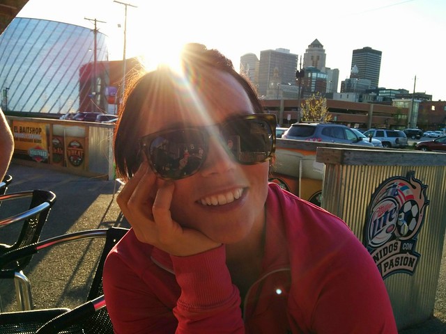 This girl kidnapped me from work for happy hour.