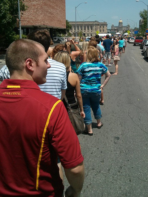 Iowa Craft Brew Fest line
