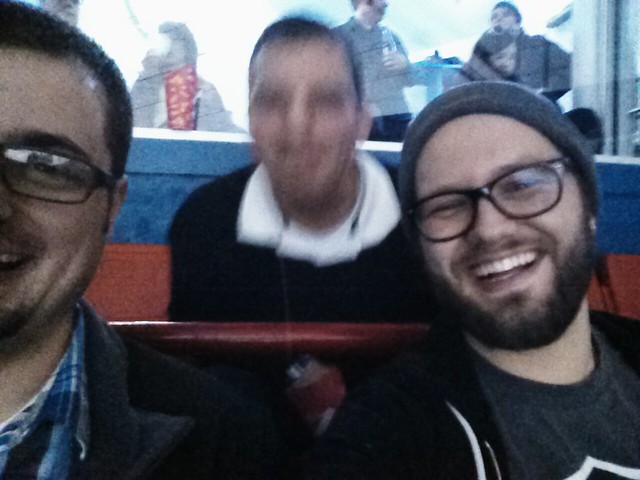 A really good photo of Jeff, Chuck, and I