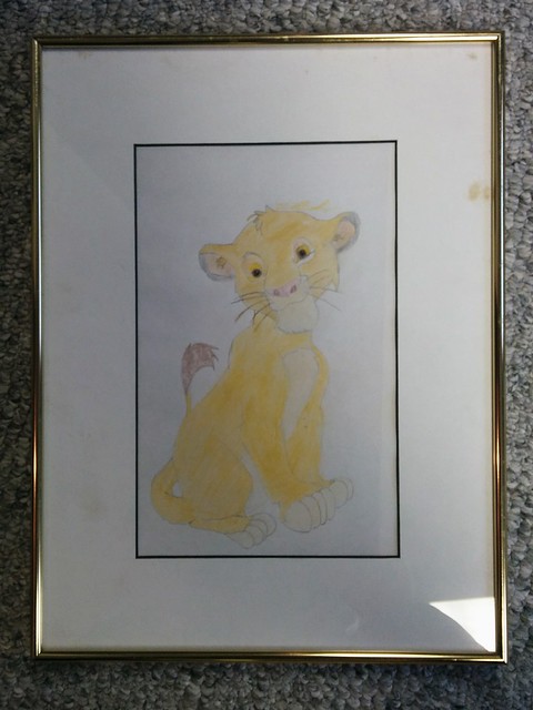 A simba I drew when I was a kid