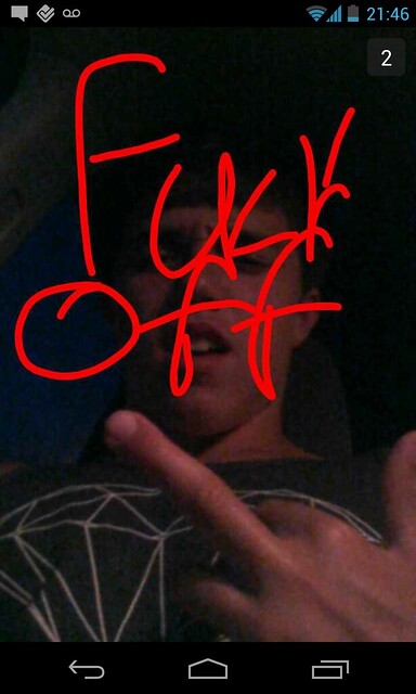 I apparently sent a snapchat to a stranger who I thought was some else. His response...
