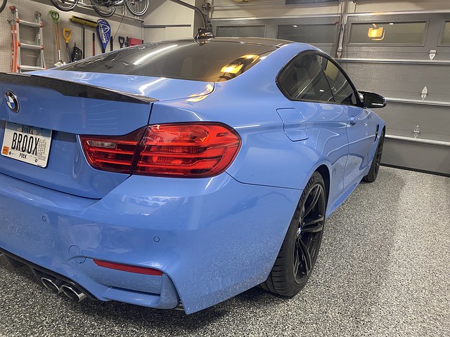 Before: stock wheels are tucked in just a touch too far