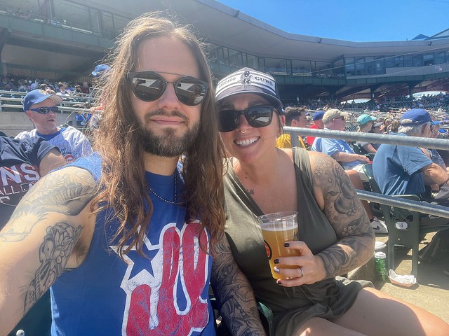 Watchin some baseball!