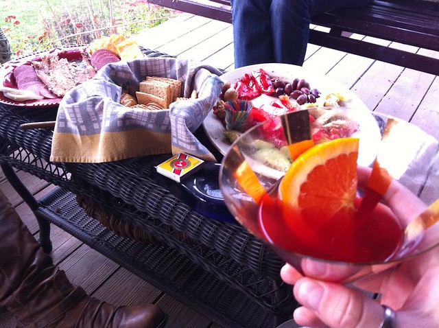 Appetizers at Mathew and Vicki's