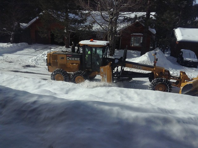 Snow removal is serious business here.
