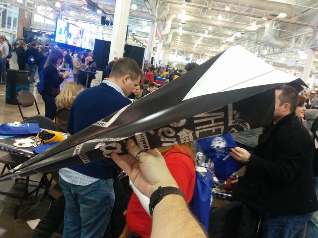 Bacon poster paper airplane time